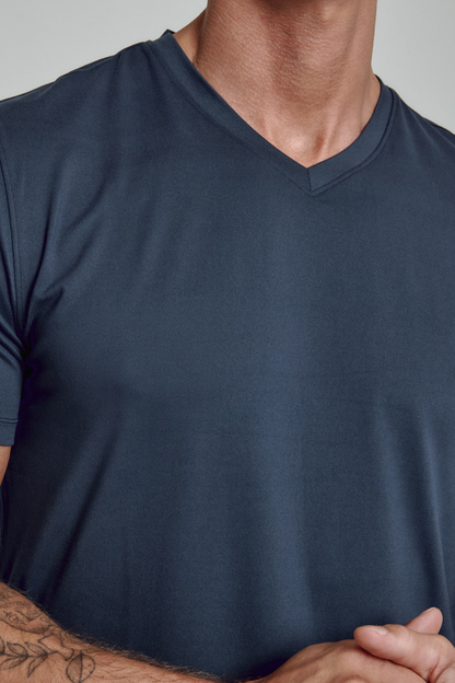 Core™ V-Neck Tee - Island Blue