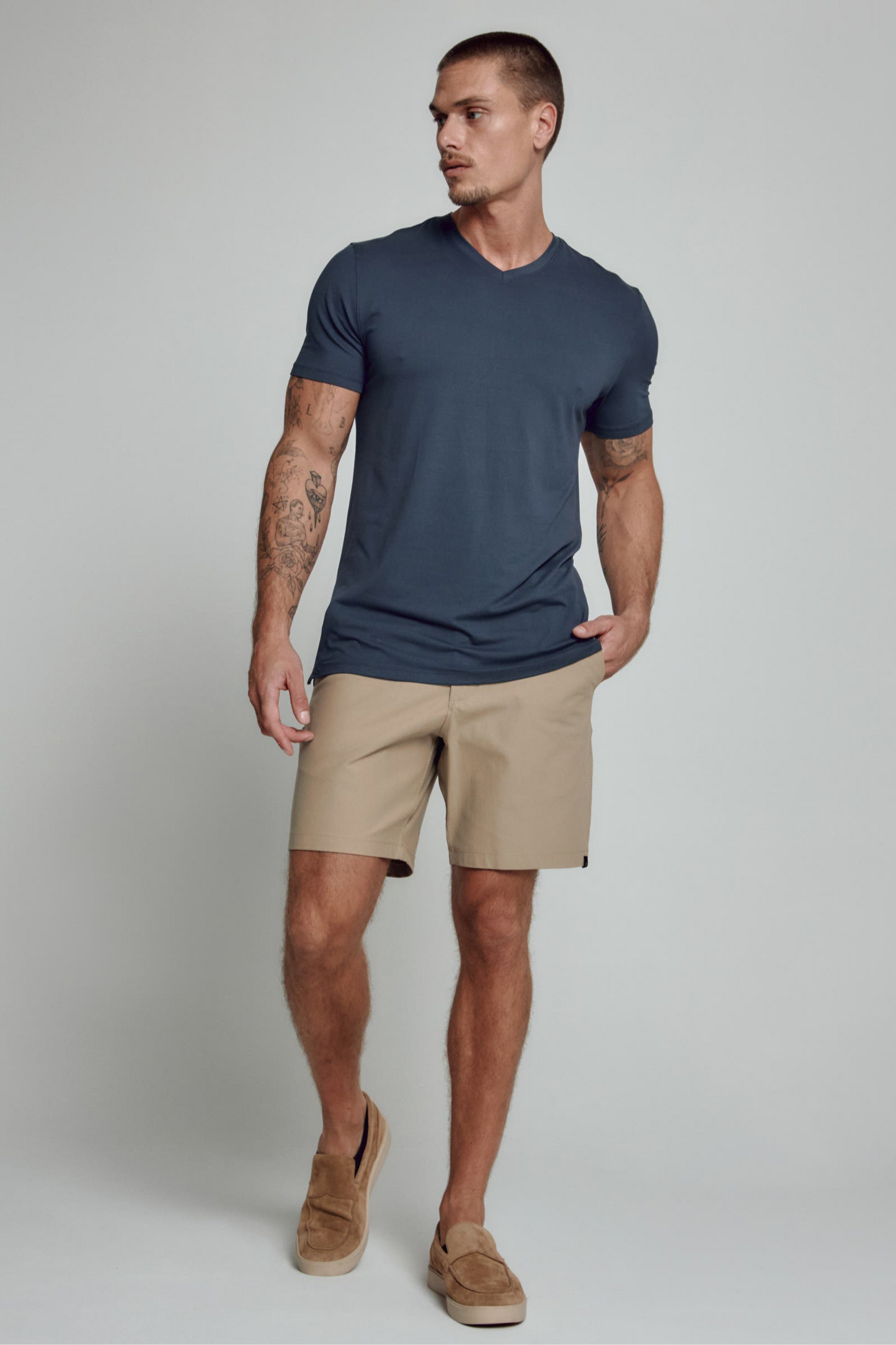 Core™ V-Neck Tee - Island Blue