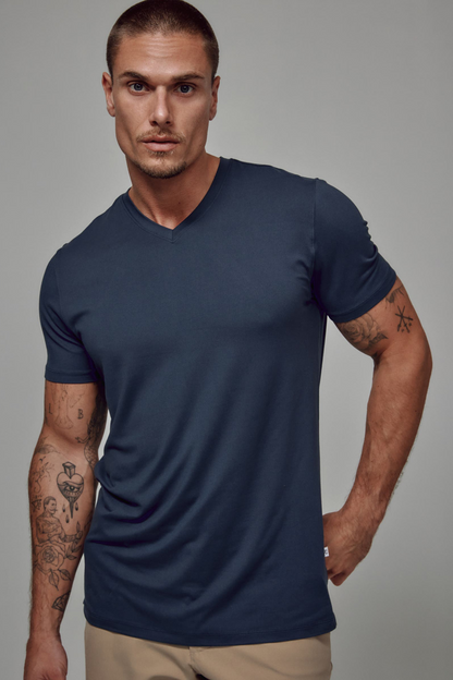 Core™ V-Neck Tee - Island Blue