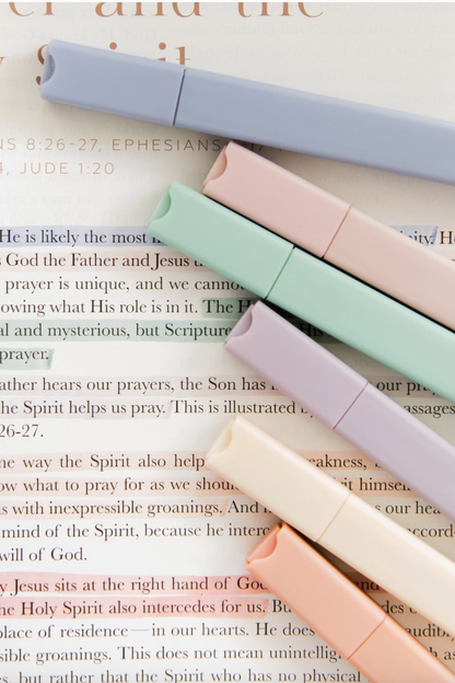 Muted Pastel Bible Highlighters
