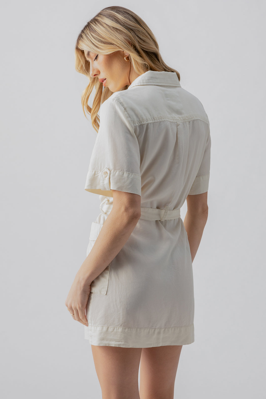 Fluid Surplus Dress - Birch
