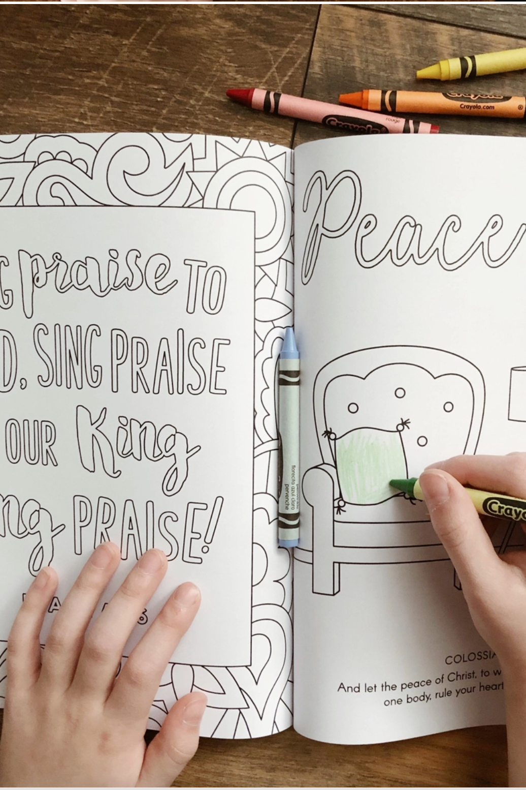 Colored with Grace Kids Coloring