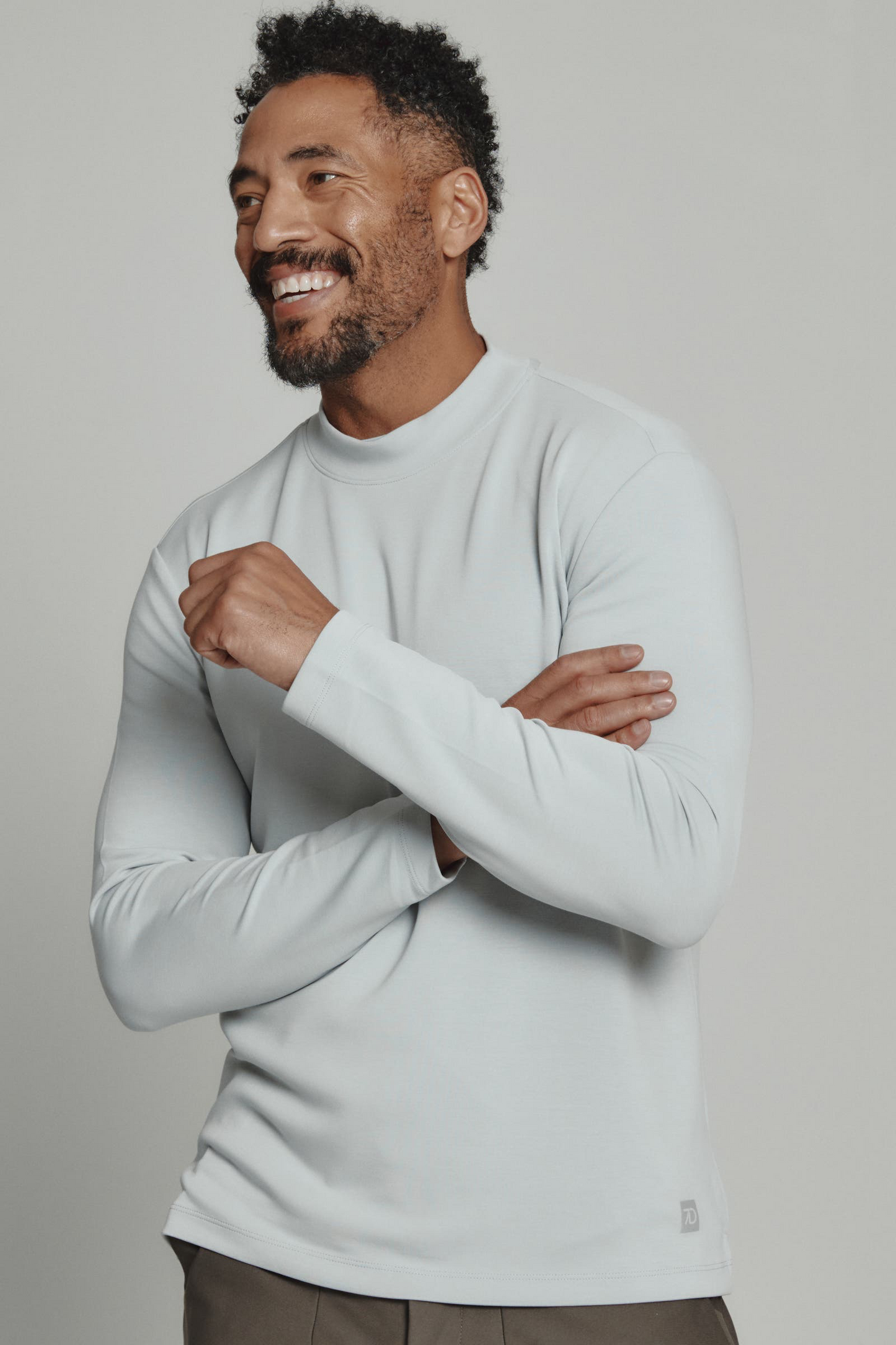 Rev Mock Neck - Platinum