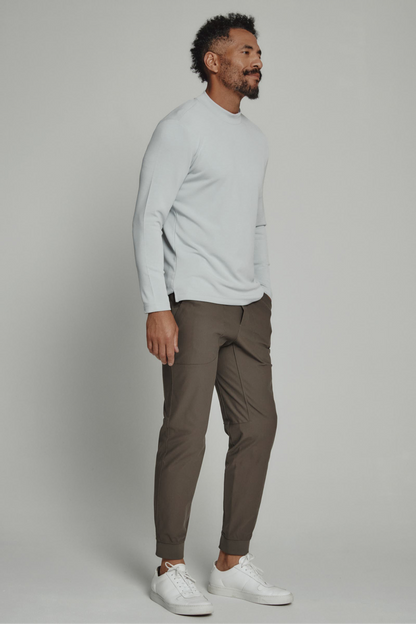 Rev Mock Neck - Platinum