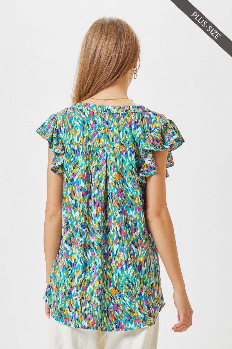 Flutter Sleeve Top