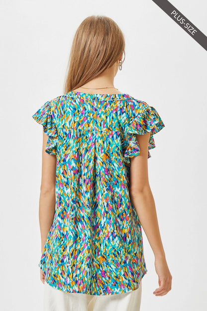 Flutter Sleeve Top
