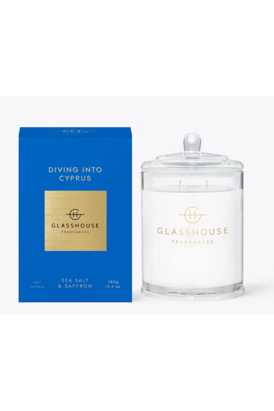 DIVING INTO CYPRUS TRIPLE SCENTED CANDLE 13.4 OZ