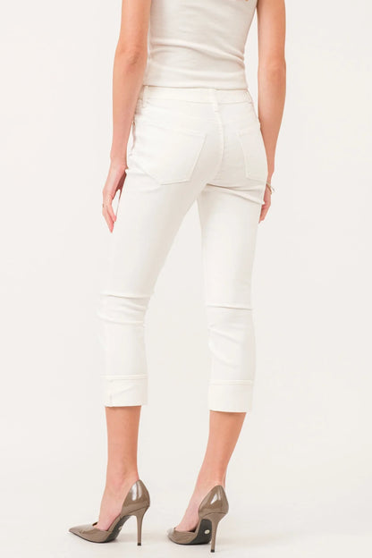 Blaire High Rise Cuffed Slim Straight Jeans