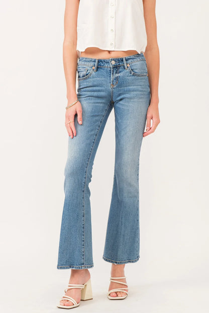 Rosie Mid Rise Flare Jeans