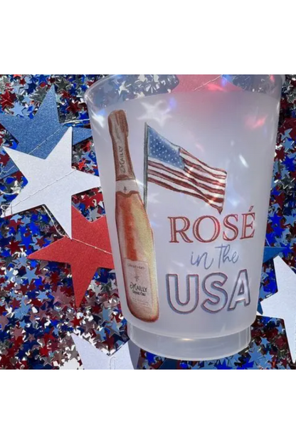 ROSE IN THE USA FROSTED CUP (6PK)