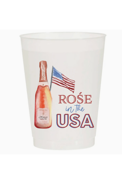 ROSE IN THE USA FROSTED CUP (6PK)