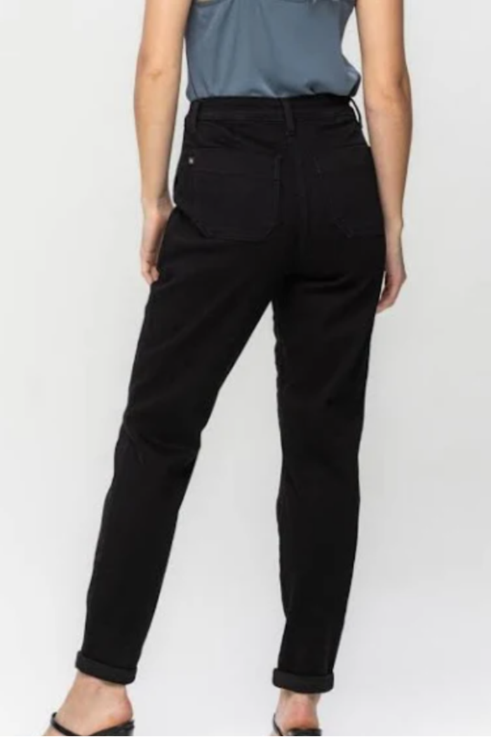HIGH WAIST PULL ON CUFFED JOGGERS