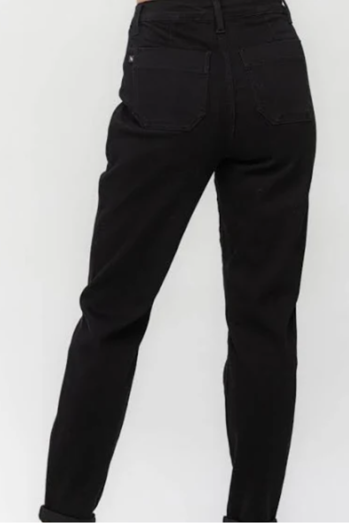 HIGH WAIST PULL ON CUFFED JOGGERS