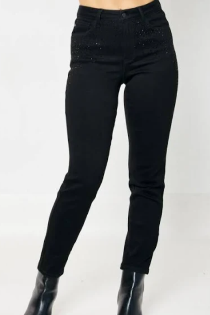 HIGH WAIST PULL ON CUFFED JOGGERS