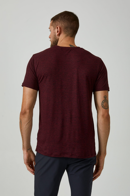 Core Crew Neck Tee - Crimson