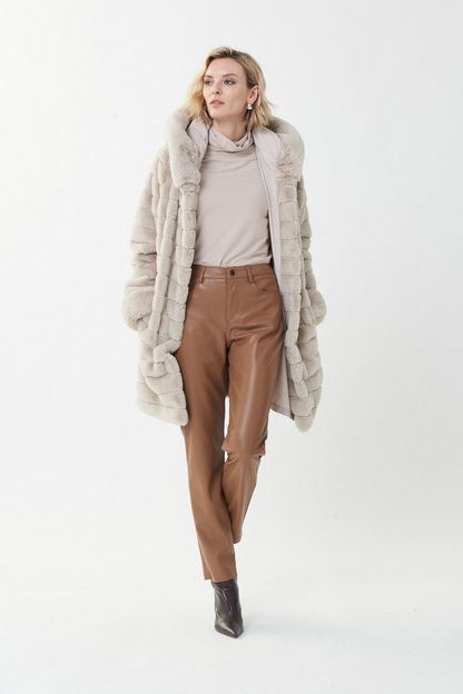 Faux Leather Pants - Nutmeg 223921