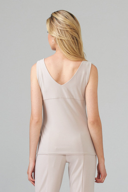 V-Neck Tank - Moonstone 201546