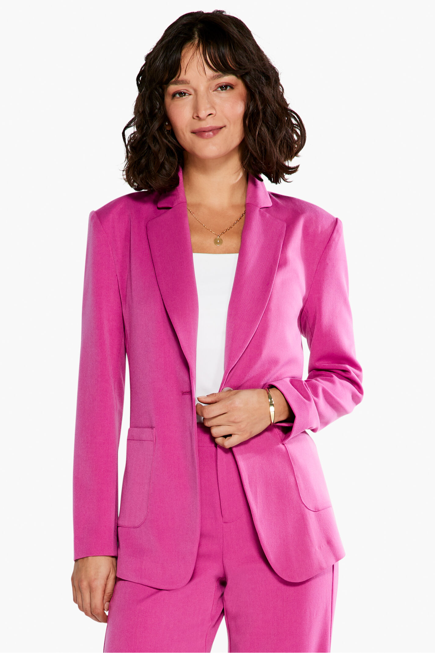 Work It Blazer- Orchid Petal