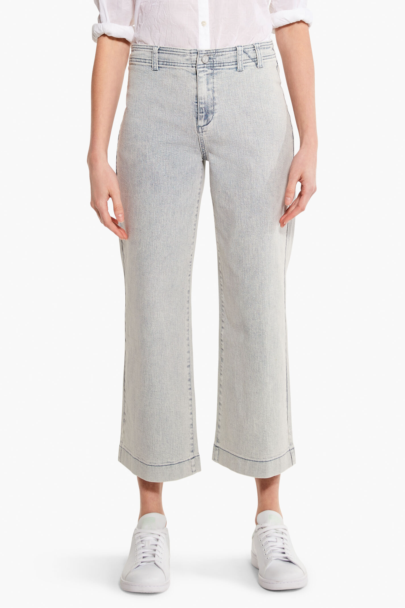 Nic + Zoe Mid Rise Wide Leg Jeans