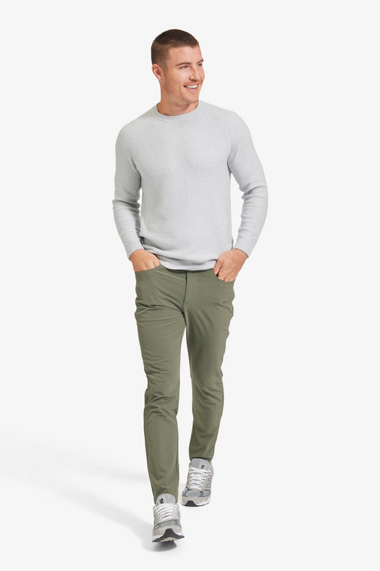 Cassady Sweater- Light Gray Solid
