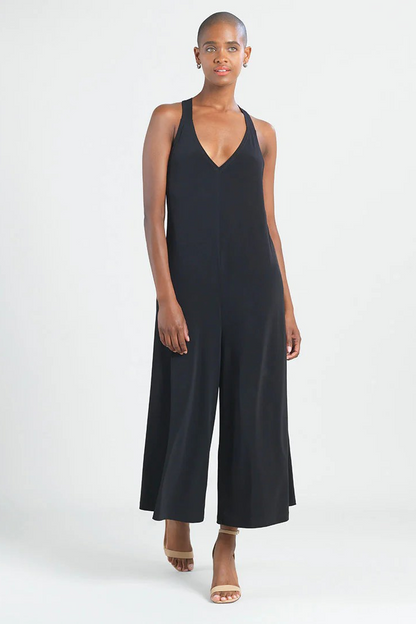 Cross Back Pull On Jumpsuit