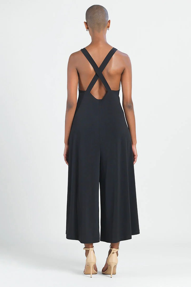 Cross Back Pull On Jumpsuit