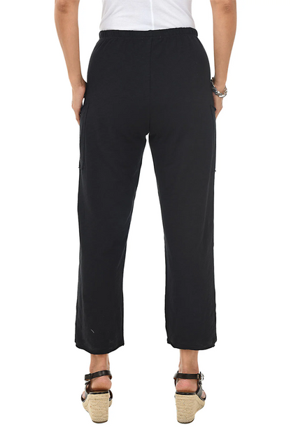 Pull-On Slub Knit Cargo Pant