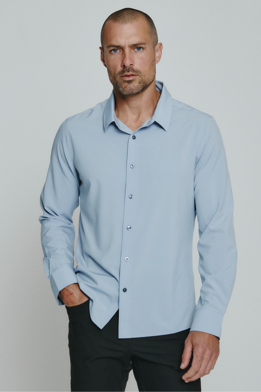 Liberty Long Sleeve Shirt - Dusty Blue