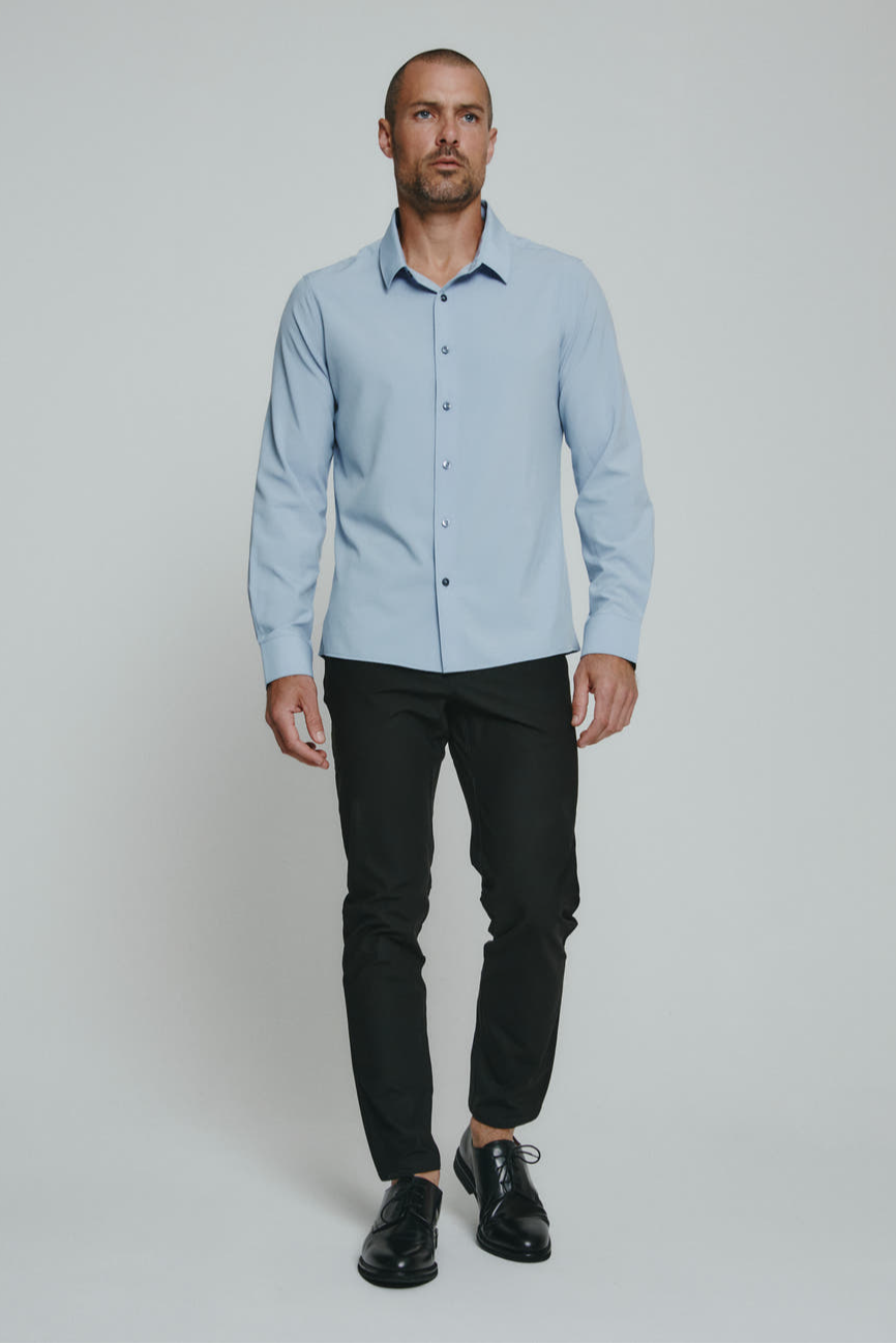 Liberty Long Sleeve Shirt - Dusty Blue