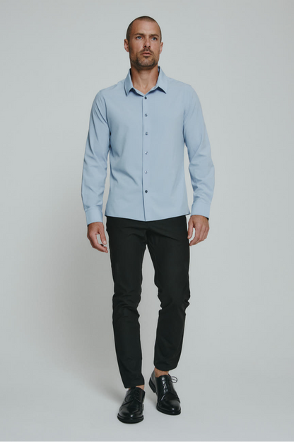 Liberty Long Sleeve Shirt - Dusty Blue