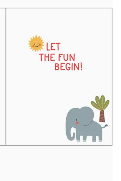 Jungle Birthday Greeting Card