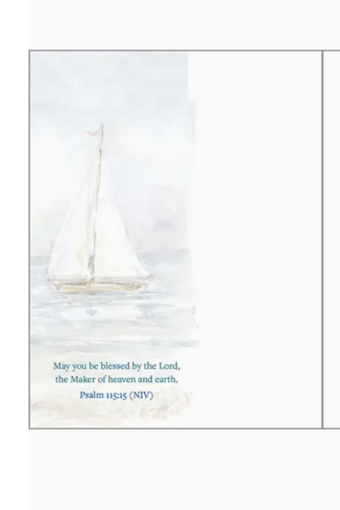 Happy Birthday Sailboat Greeting Card