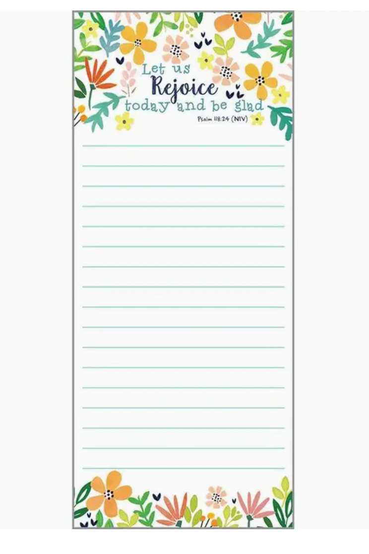 Floral List Pad