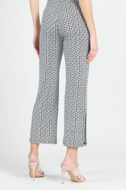Greek Key Print Ankle Pant