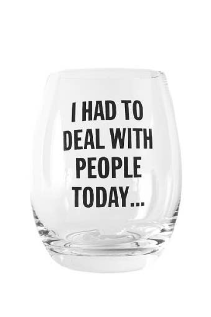 Funny Stemless Wine Glasses