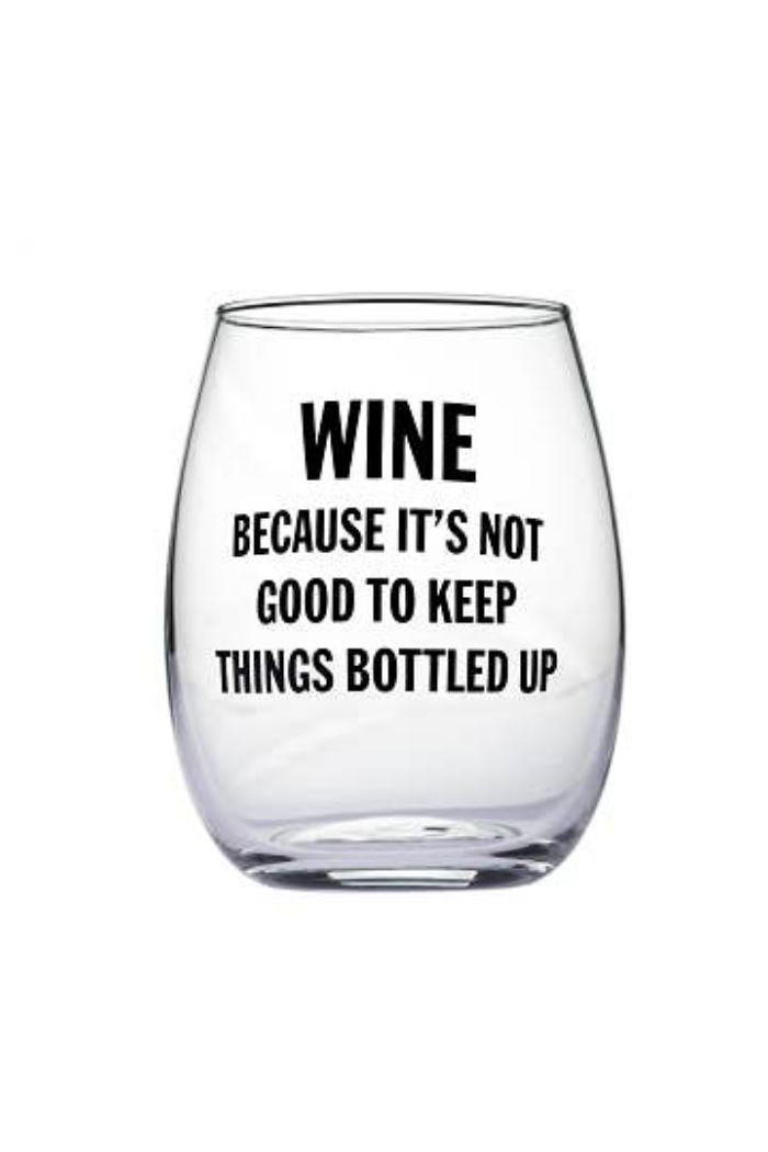 Funny Stemless Wine Glasses