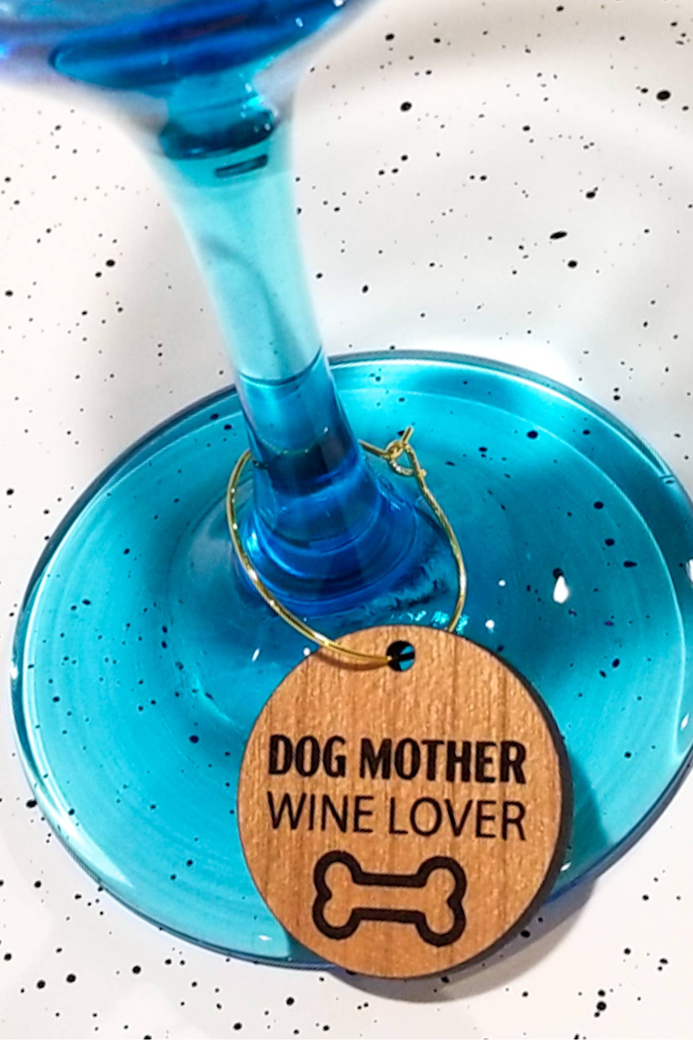 Dog Wine Charms: Cherry