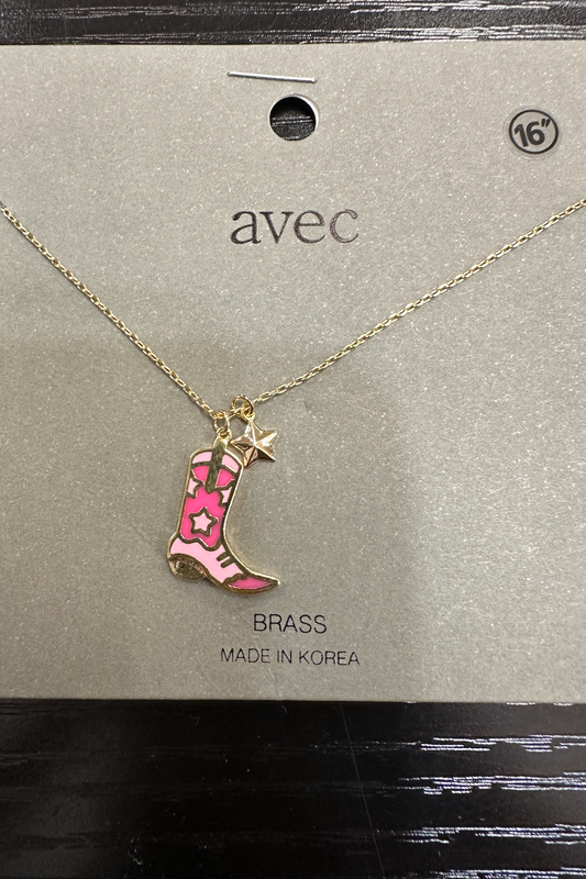 Dolly's Boot Necklace