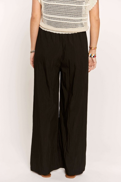 Crinkle Wide Leg Pants