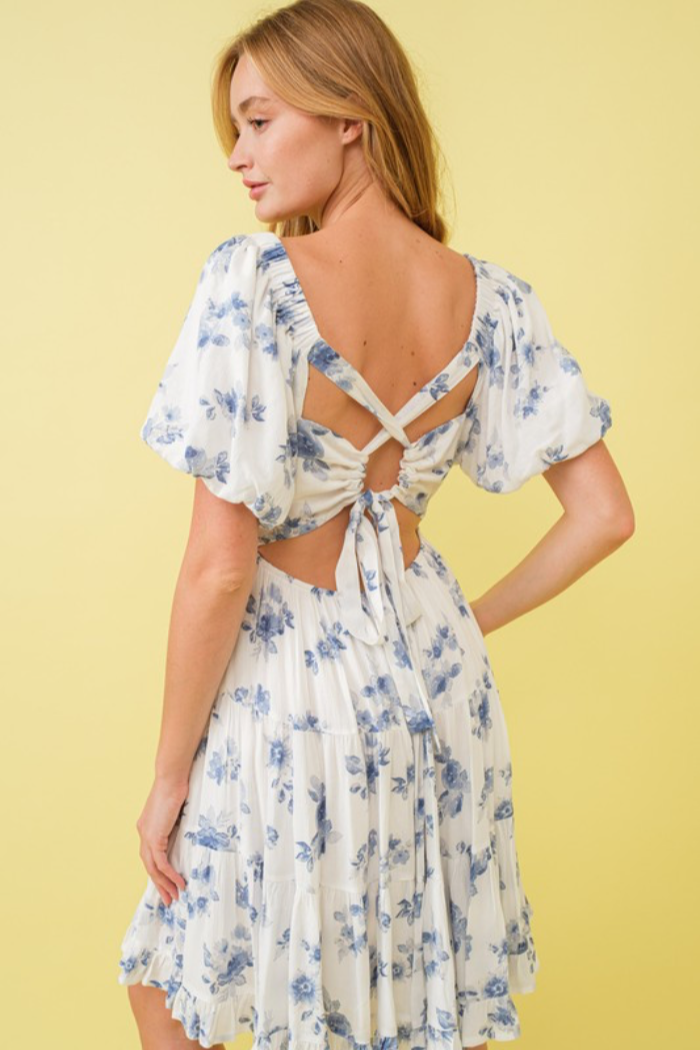 Floral Smocked Mini