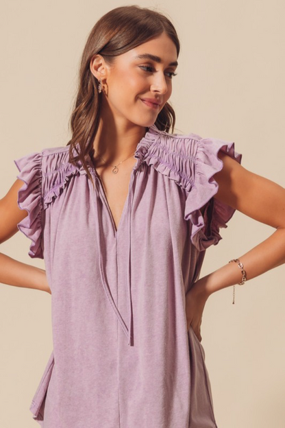 Frilled Neck Blouse