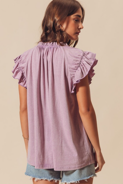 Frilled Neck Blouse