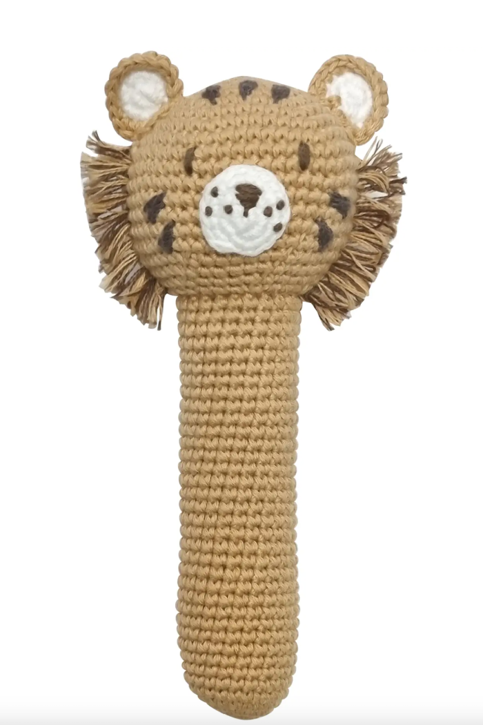 Crochet Tiger Stick Rattle