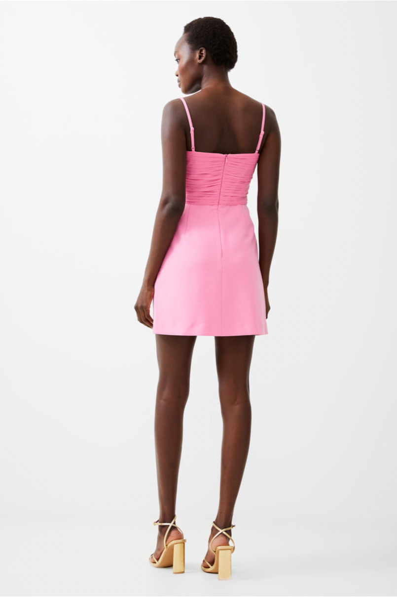 Whisper Strappy Tulle Dress - Aurora Pink