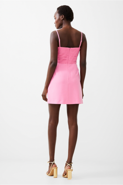 Whisper Strappy Tulle Dress - Aurora Pink