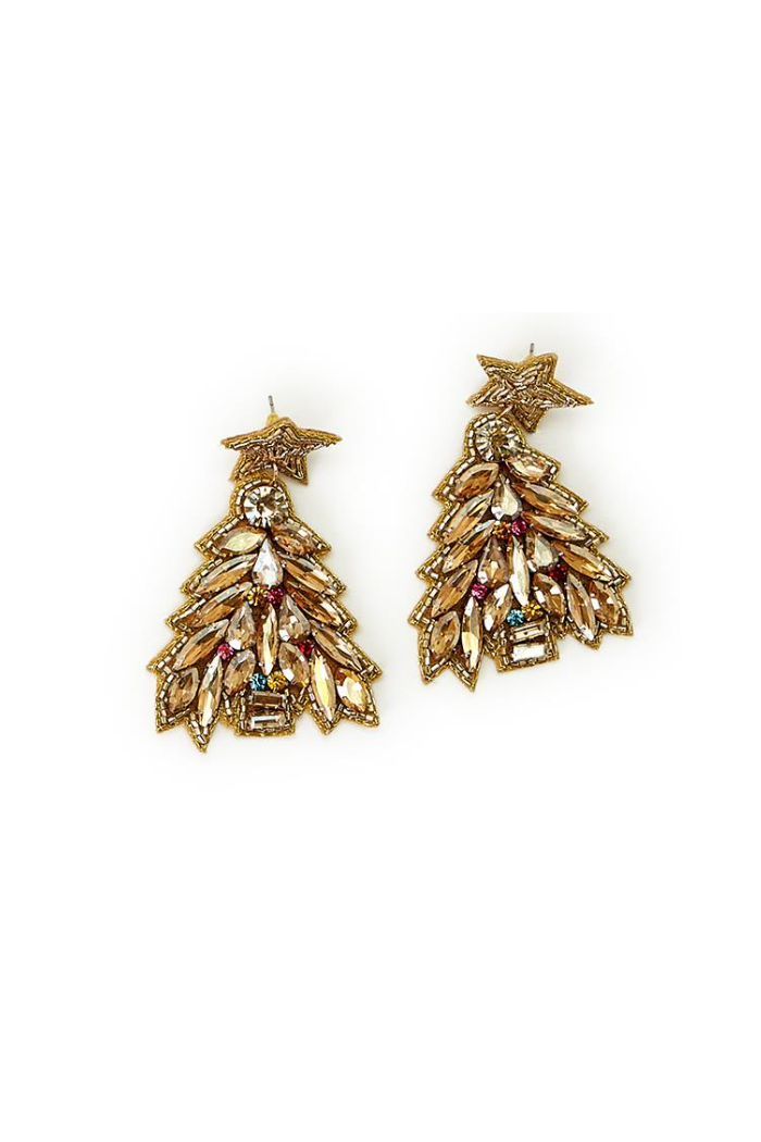 HOLIDAY THEMED STATEMENT EARRING