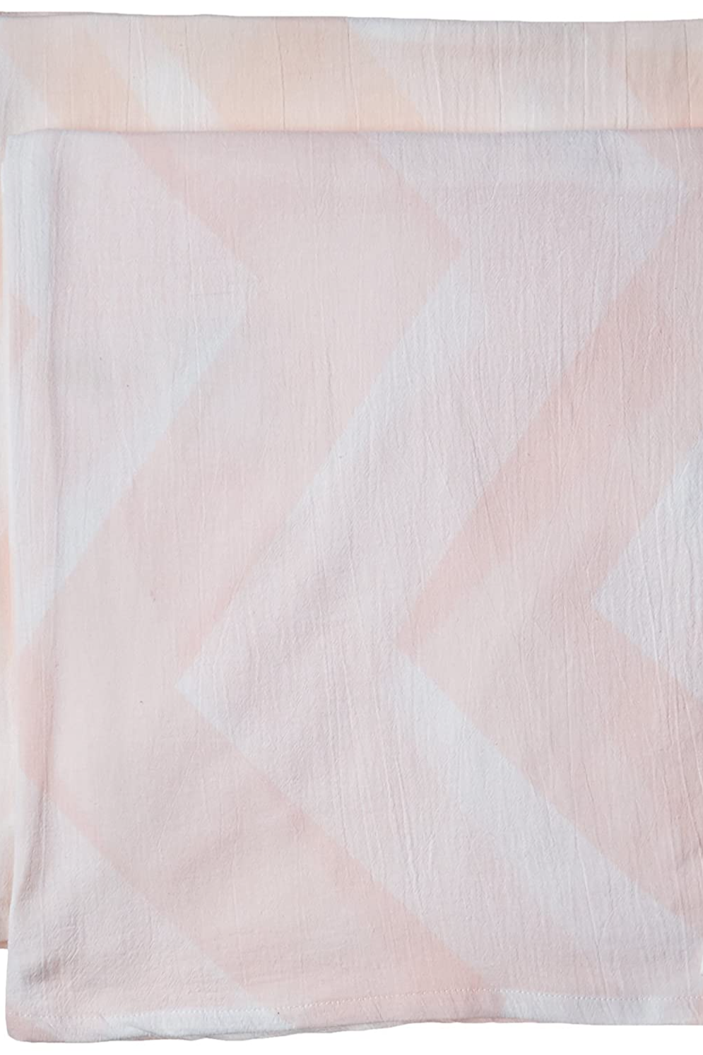 Chevron Pink Muslin Swaddle Blankets
