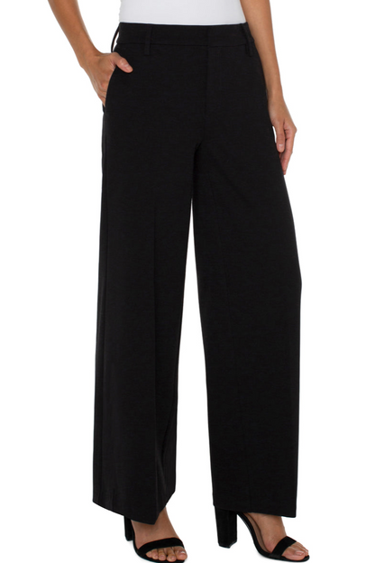 Kelsey Wide Leg Trouser 31 in- Black