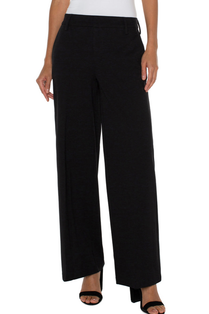 Kelsey Wide Leg Trouser 31 in- Black