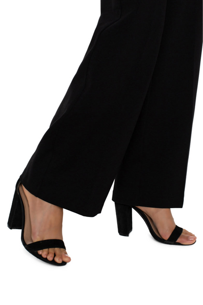 Kelsey Wide Leg Trouser 31 in- Black